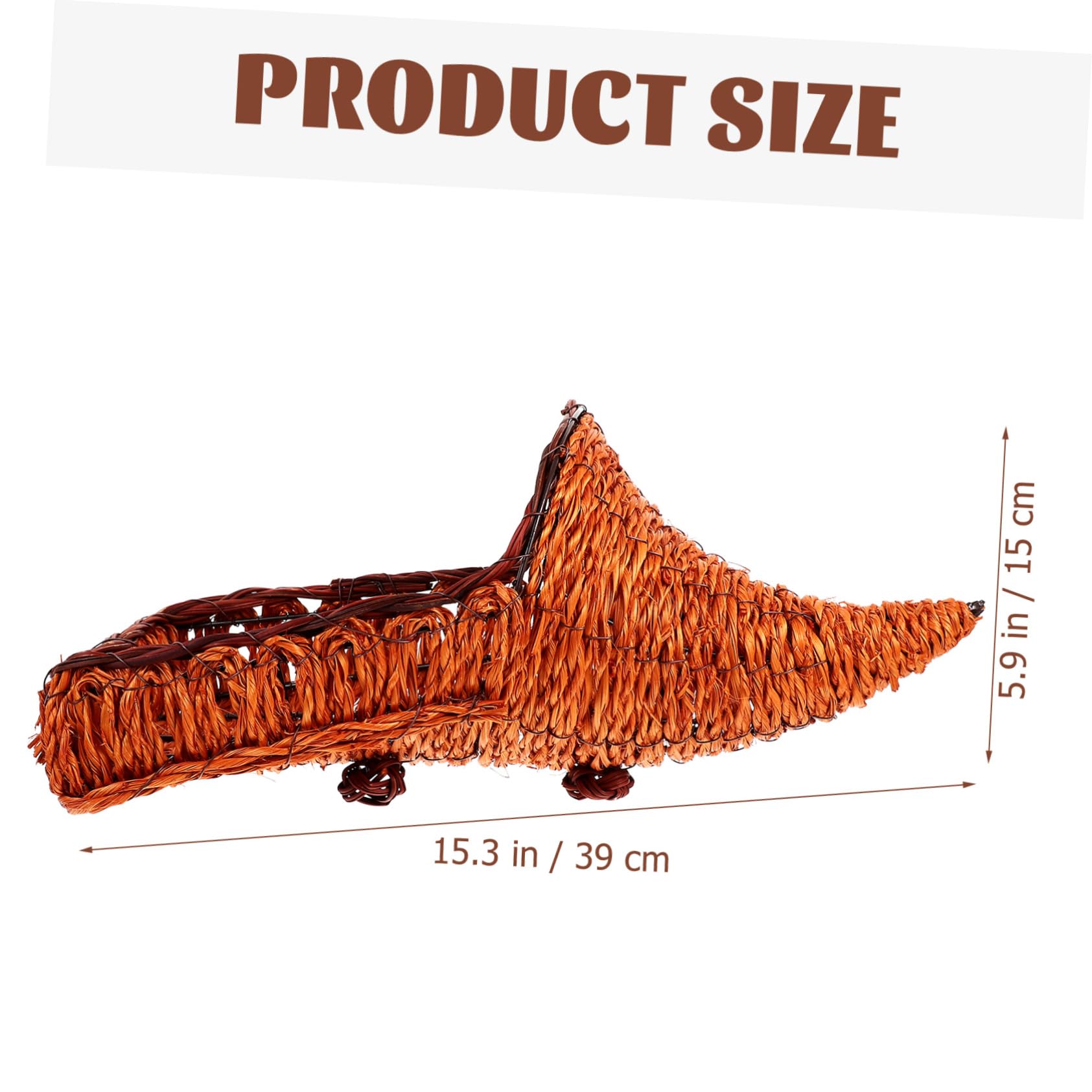 BESTYASH Fruit Basket Multipurpose Snack Storage Hand Woven for Home Restaurant Natural Rustic Decor Great for Food Serving and Organizing Items