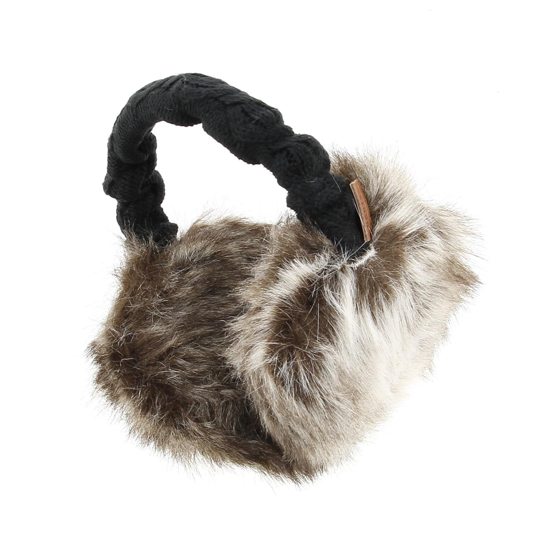 Barts Unisex Heather Brown Fur Earmuffs