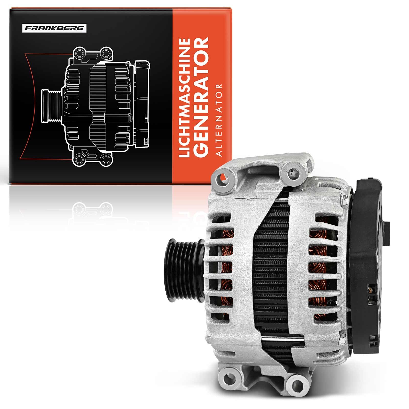 Frankberg Lichtmaschine Generator Benzin 24011N | Kompatibel mit Focus III, Focus III Kasten/Hatchback, C-Max II DXA/CB7 DXA/CEU, Grand C-Max DXA/CB7 DXA/CEU, Mondeo IV BA7