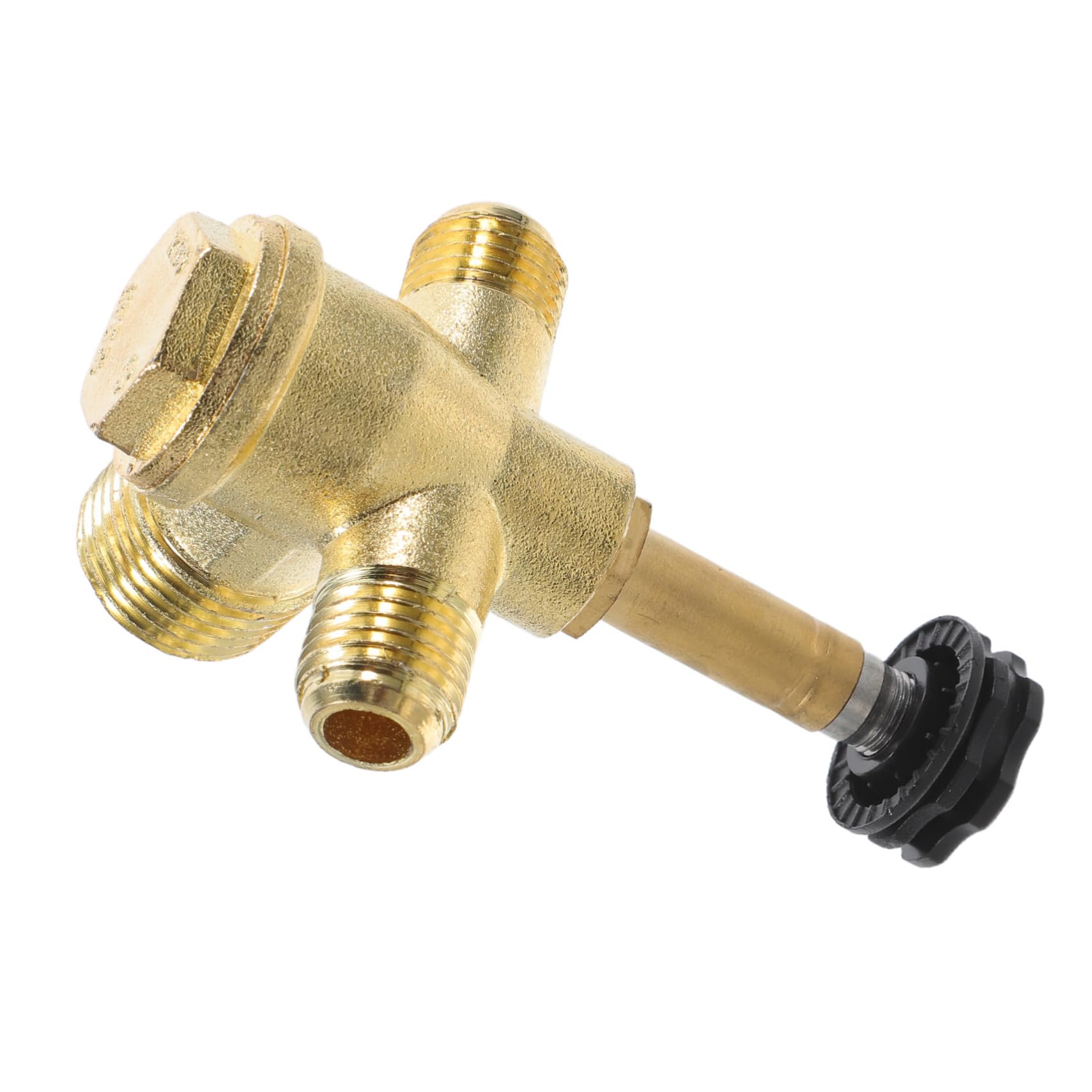 NUOBESTY 5 Pièces Soupape de Compresseur à Filetage Voies Accessoire Non pour Pneumatique Remplacement Facile pour Compresseurs