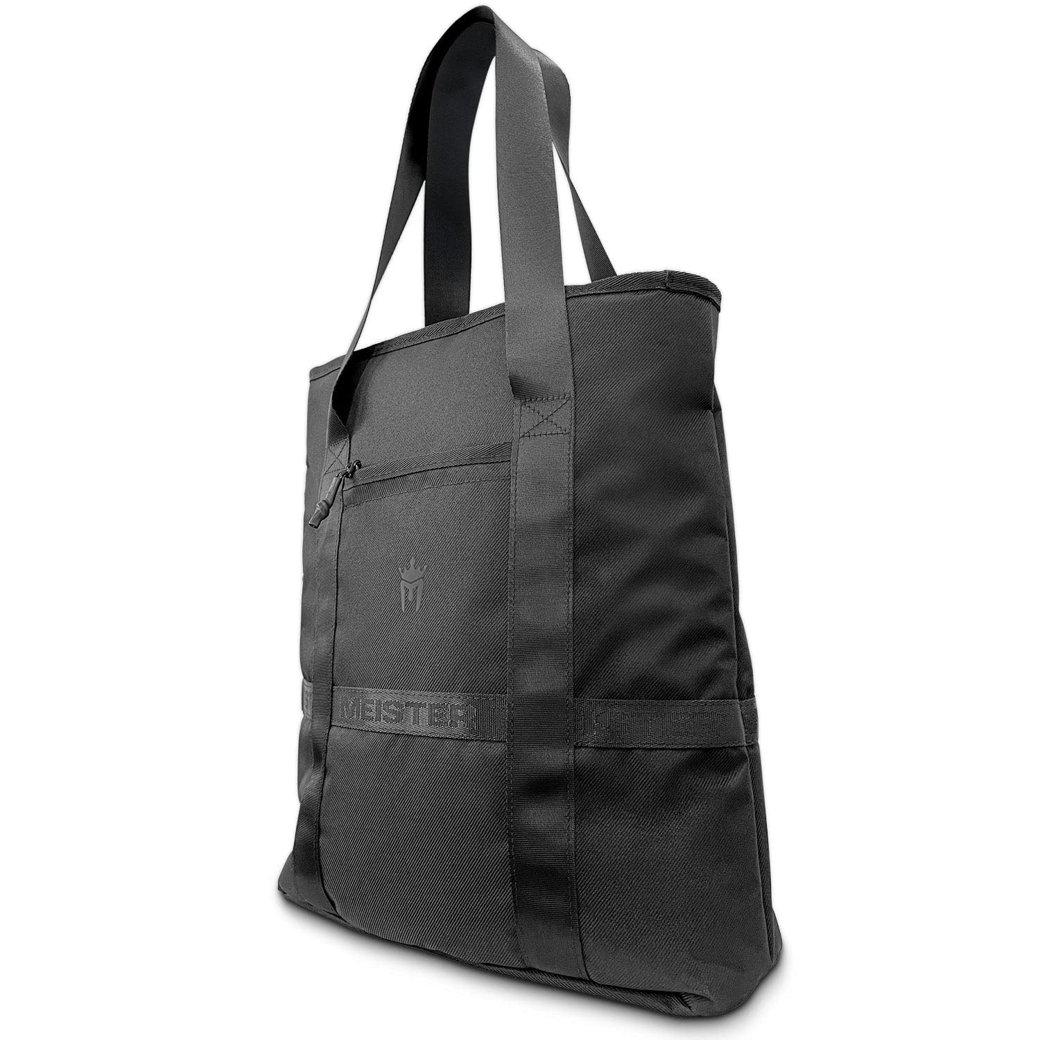 Meister Sac de Sport Commuter Tote avec Compartiment à Chaussures - Sac Étanche pour Professionnels Actifs - Noir