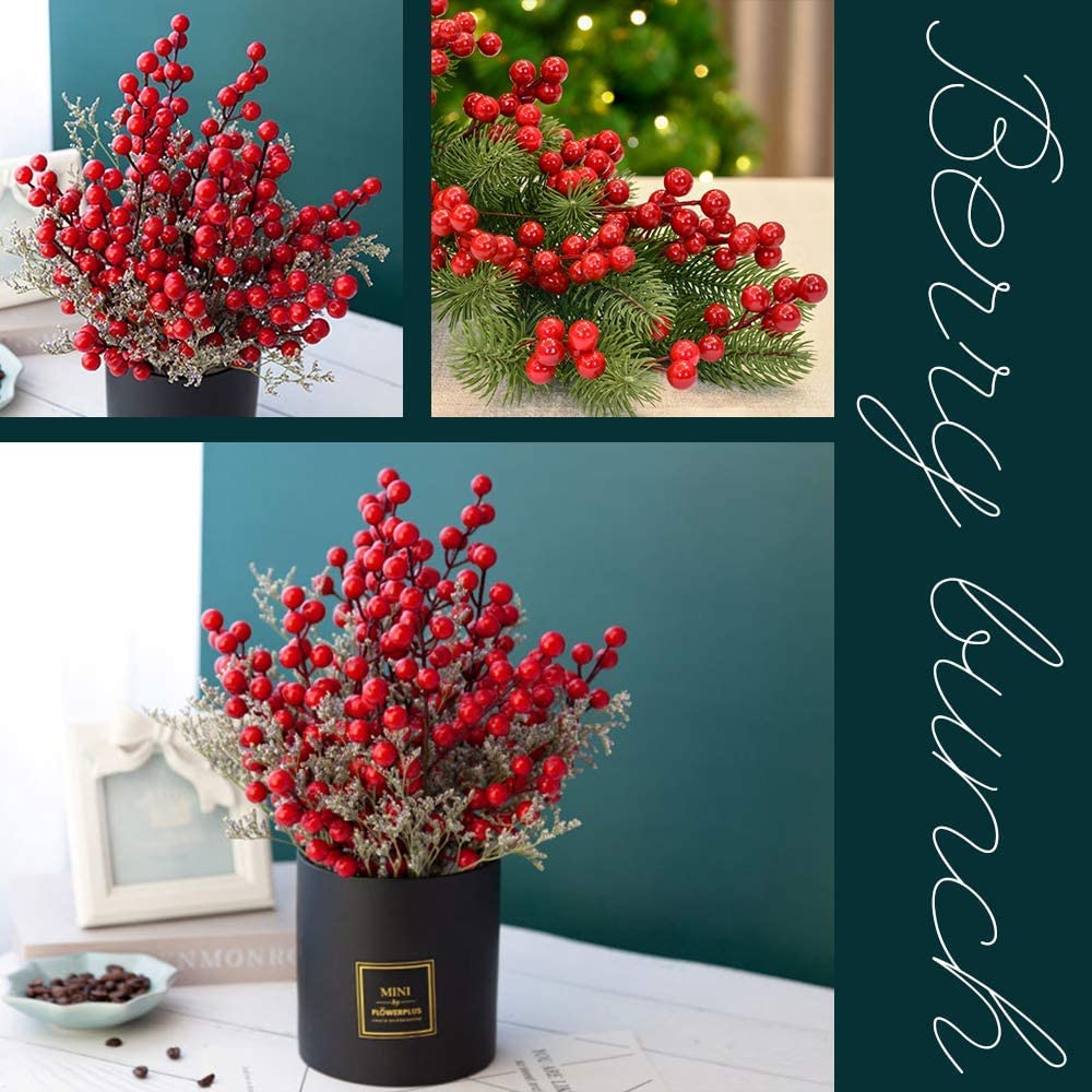 De Hulst Van Kerstmis & Rode Bessen Stock Illustratie - Illustration of