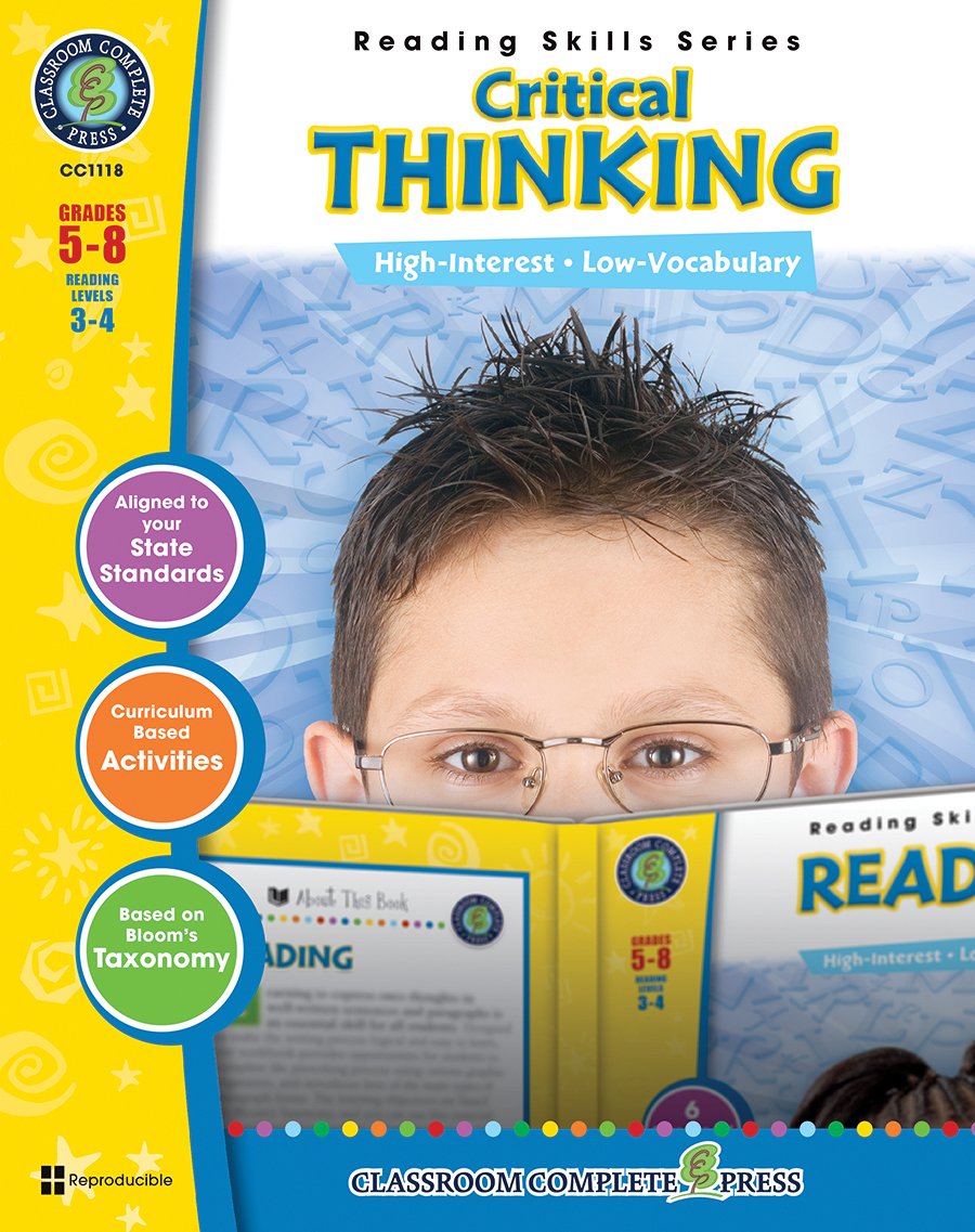 Buy Critical Thinking Gr. 5-8 (Reading Skills) - Classroom Complete Press — BookShops.in