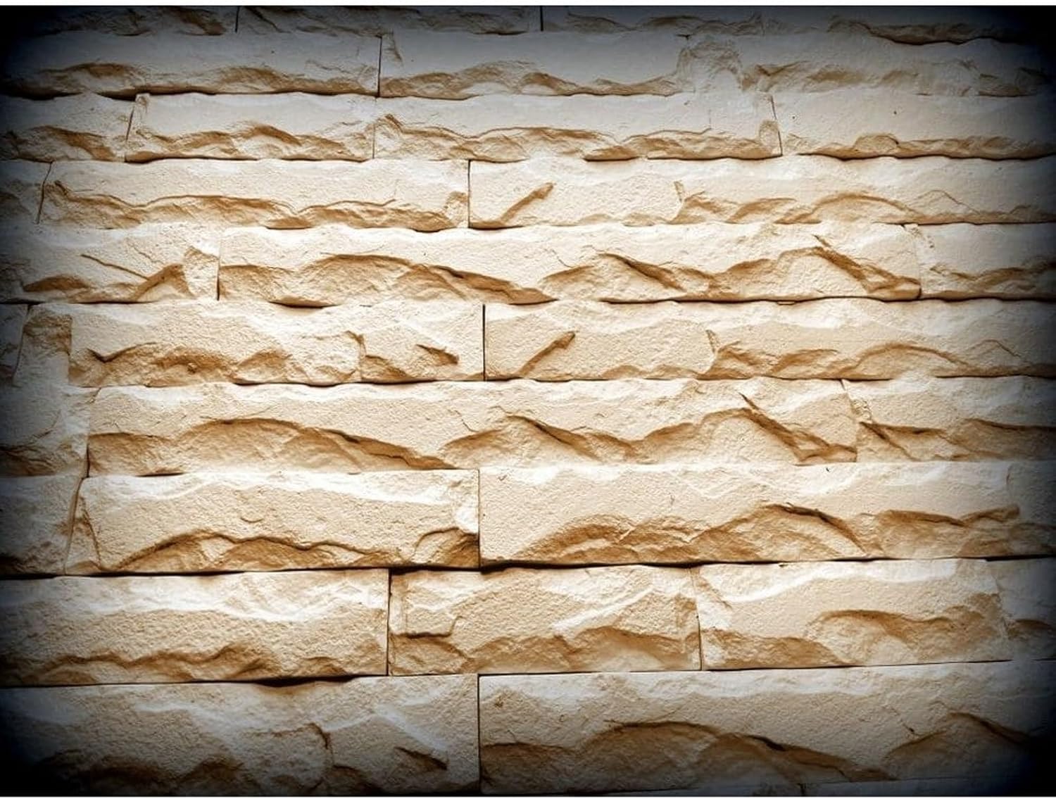 The form "BIRMA" for casting plaster 3D bricks on the wall, polyurethane mold for pouring concrete and cement