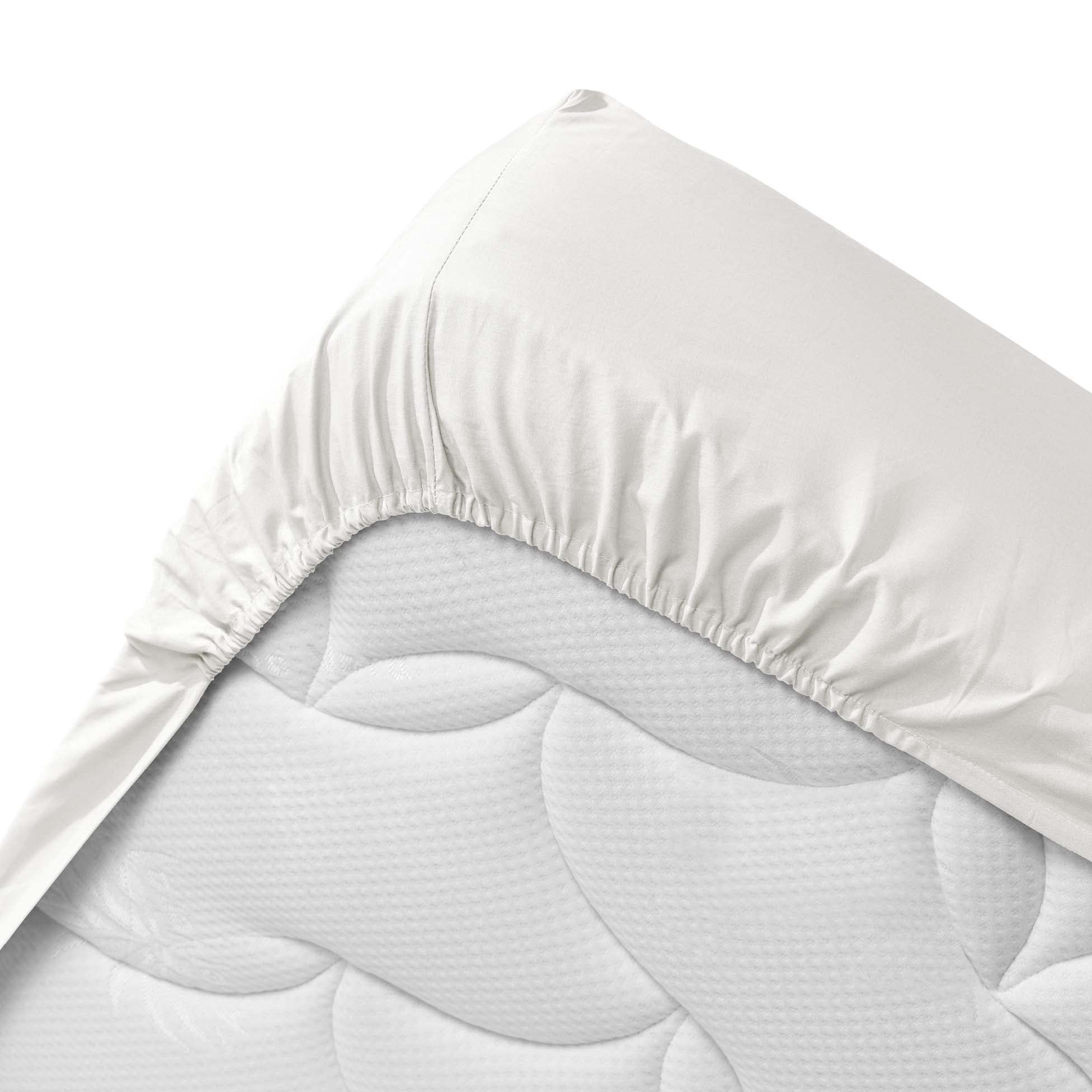 Douceur d'Intérieur Actually Double Fitted Sheet, Polyester, Hazelnut