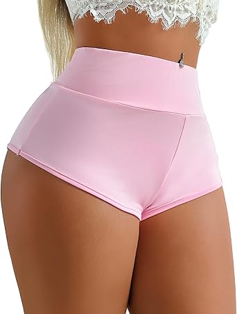 Womens Yoga Shorts Booty Butt Lifting Scrunch Shorts Sexy High Waisted Pole Dance Workout Gym Active Hot Pants Rave Outfits