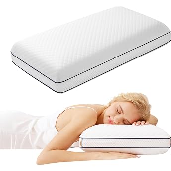 Memory Foam Pillow Pillows For Sleeping Orthopaedic Pillow 60 x 40 x 12 cm Neck support pillow ergonomic pillow with removable cover pillow neck pain neck pillow side sleeper