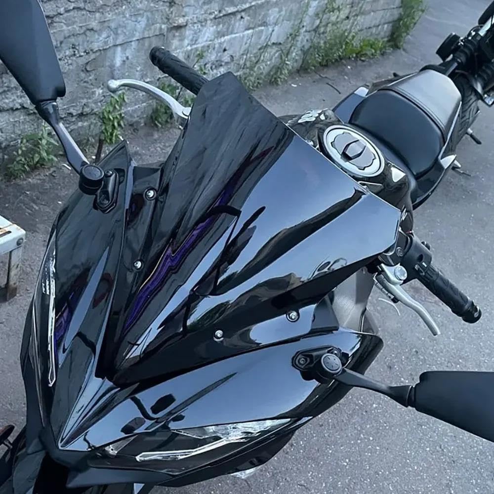 Do Ninja 650 ER6F EX650 2017 2018 2019 Szyba Przednia Akcesoria Motocyklowe Deflektory Szyby Przedniej Parabrisas Przedłużenie szyby motocykla(Iridium)