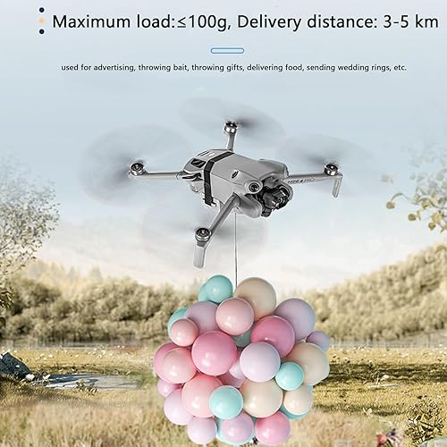 Miniatura 2 de Airdrop - Sistema de carga útil para DJI Mini 4 Pro Drone Airdrop Transporte Entrega Liberación Dispositivo Lanzador de Clip para Mini 4 Pro