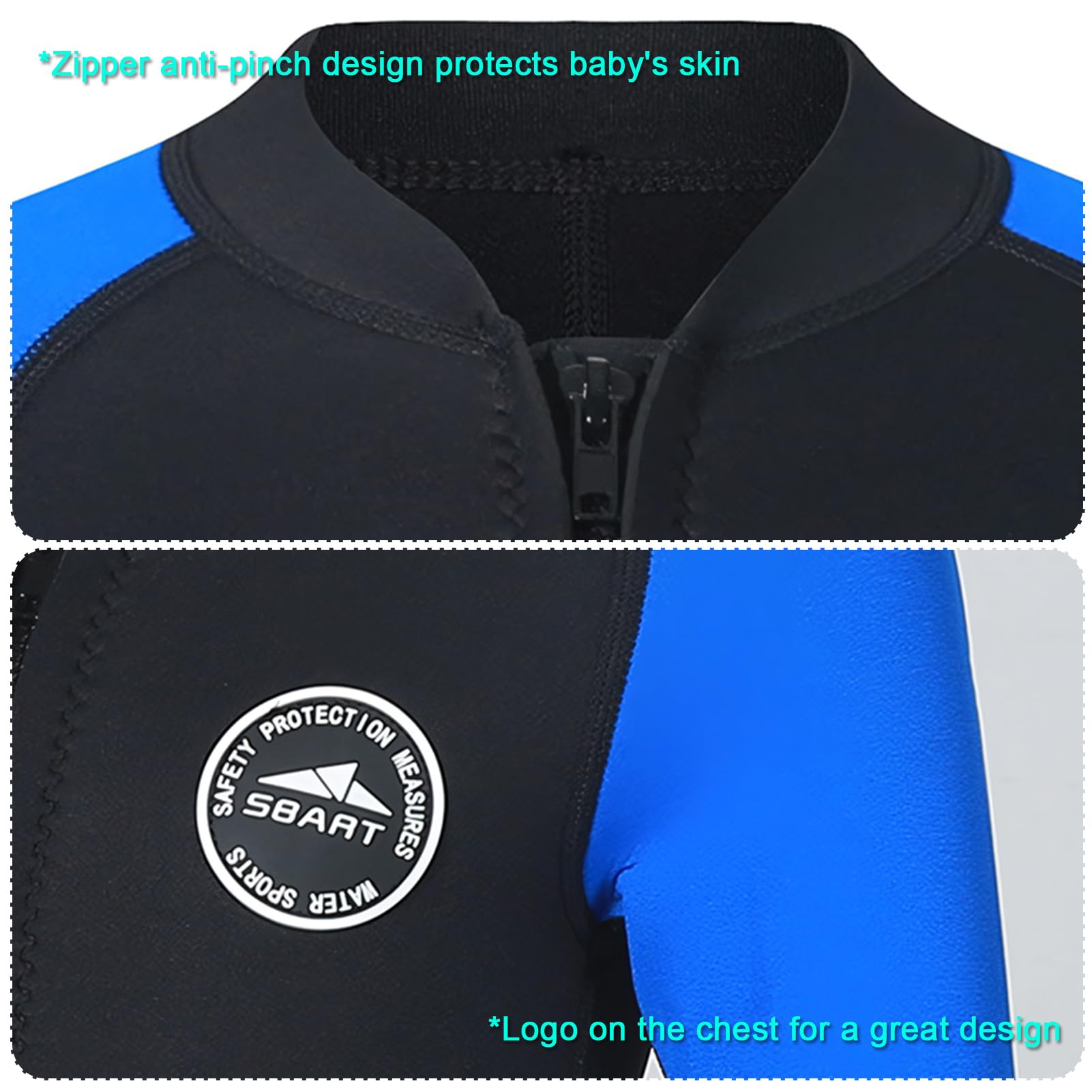 Neoprenanzug Kinder Jungen Mädchen 2mm Neopren Shorty Neoprenanzüge Einteiliger Tauchanzug UV-Schutz Badeanzug Kurzarm Wetsuit