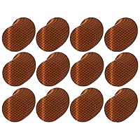 Vista 140 de Adhesivos reflectantes reflectantes de 1 pulgada de diámetro, reflector, impermeable, cinta adhesiva de advertencia de alta visibilidad