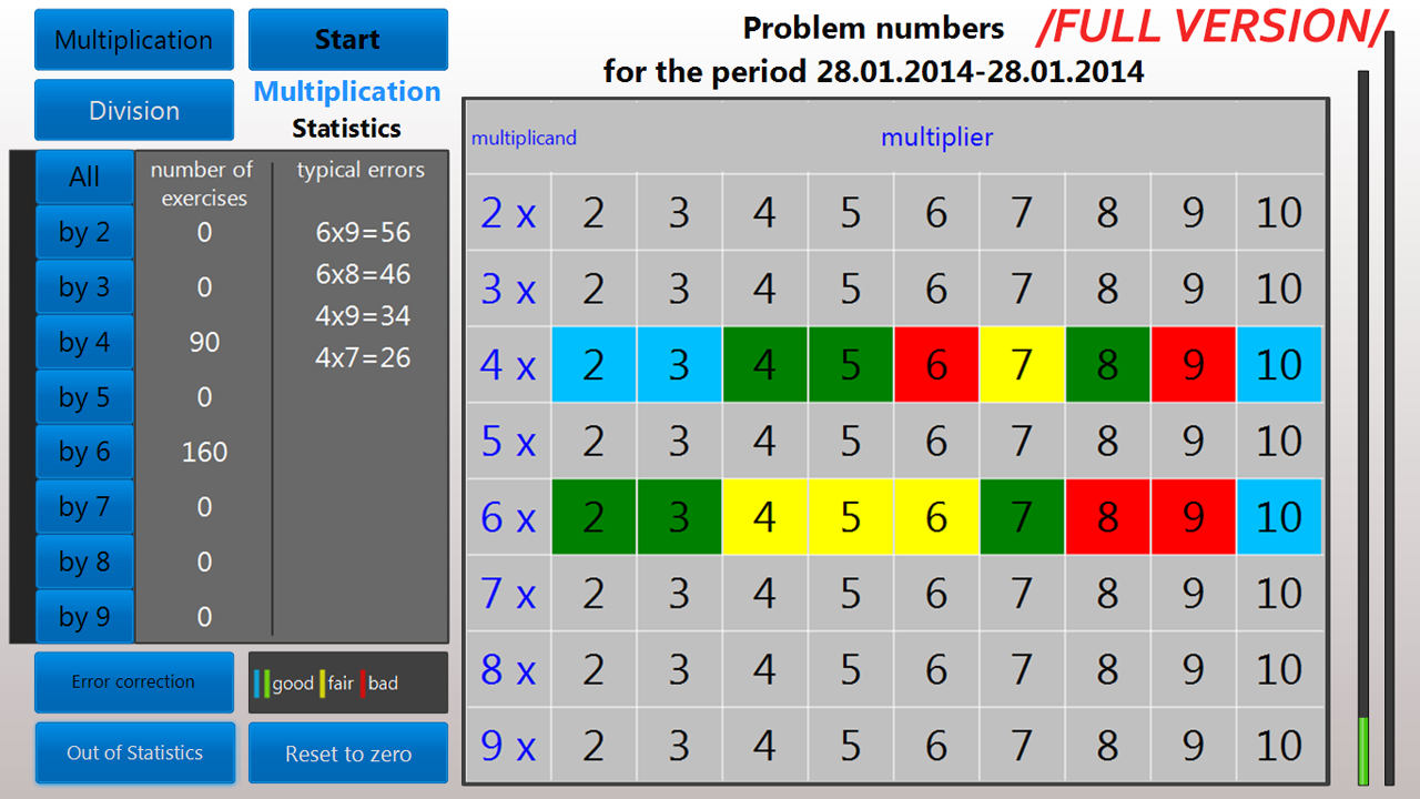 Multiplication tables simulator (Lite) - App on Amazon Appstore