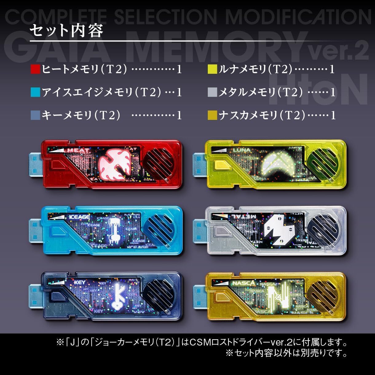 Amazon | CSM T2ガイアメモリver.2 HtoN | ベルト・なりきりアイテム