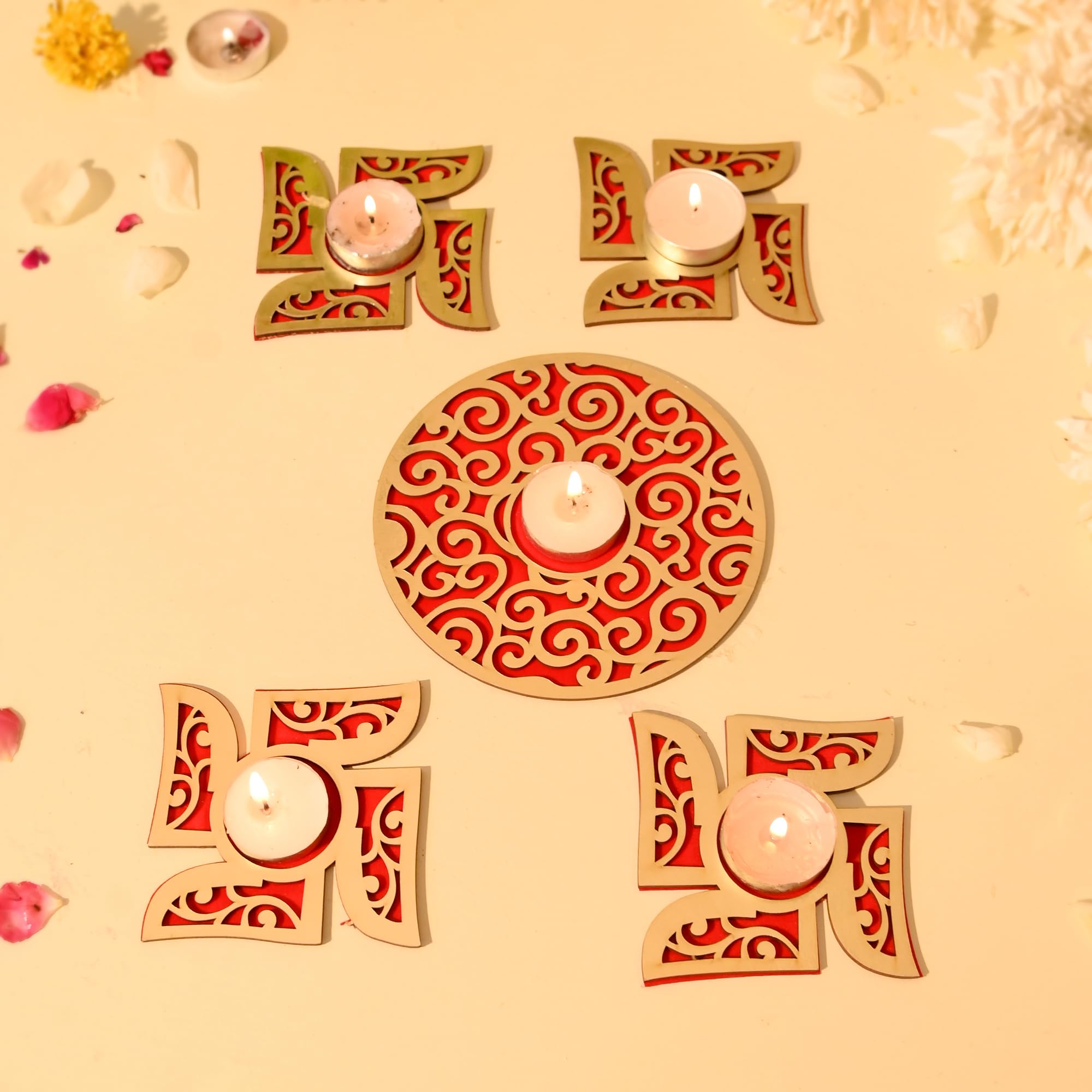 CraftVatika Diwali Decoration Item for Home Decor Office, Home Dcor Items, MDF Wood Floor Decoration for Home Laxmi Pooja Readymade Rangoli Set Diwali Gift for Office Corporate Employees (Design 1) (B0DHPBV5GV) Amazon Price History, Amazon Price Tracker