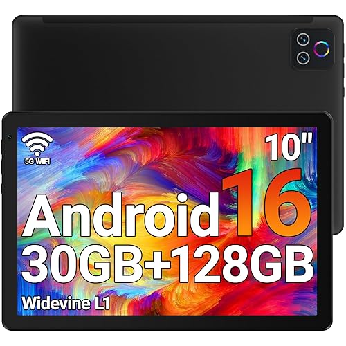 URAO Tablet,10.1" Android Tablet with Octa-core Processor 30GB RAM 128GB