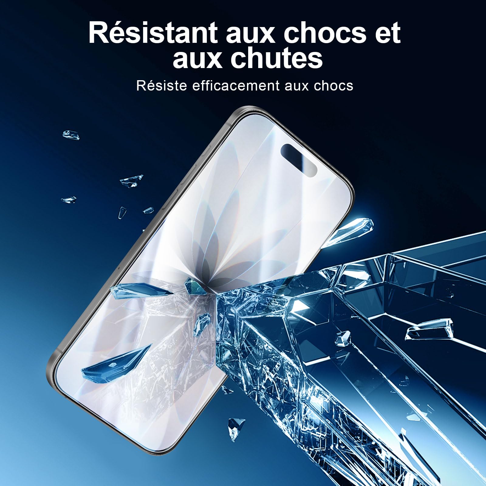 NEW'C Kit de 4, 2 x Verre Trempé pour iPhone 17 (6,3 Pouces) et 2 x Protection Caméra Arrière - Kit Outil d'Installation Facile - Anti Rayures - Ultra Résistant-HD Transparent