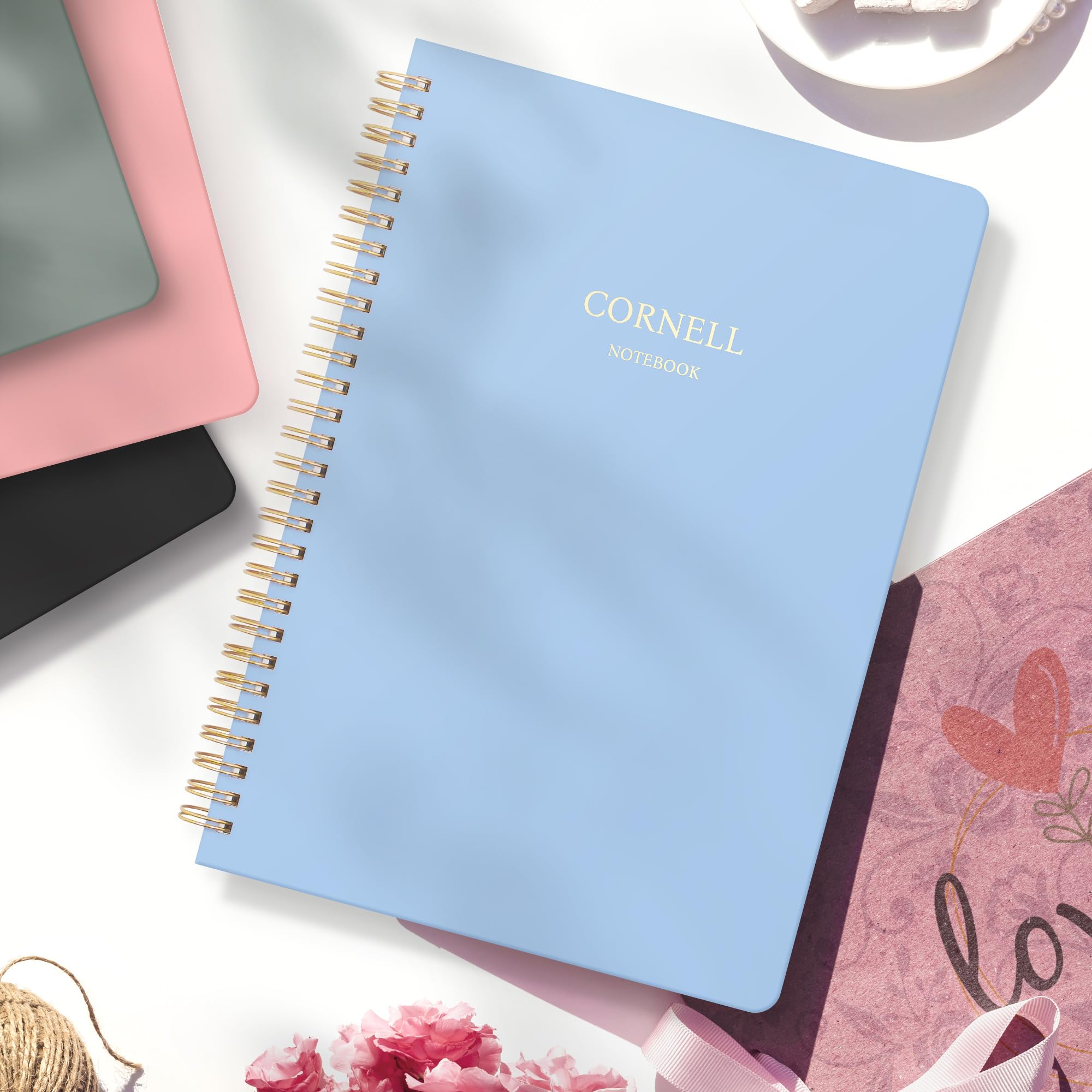 Notatnik Cornell Notes w twardej oprawie do robienia notatek