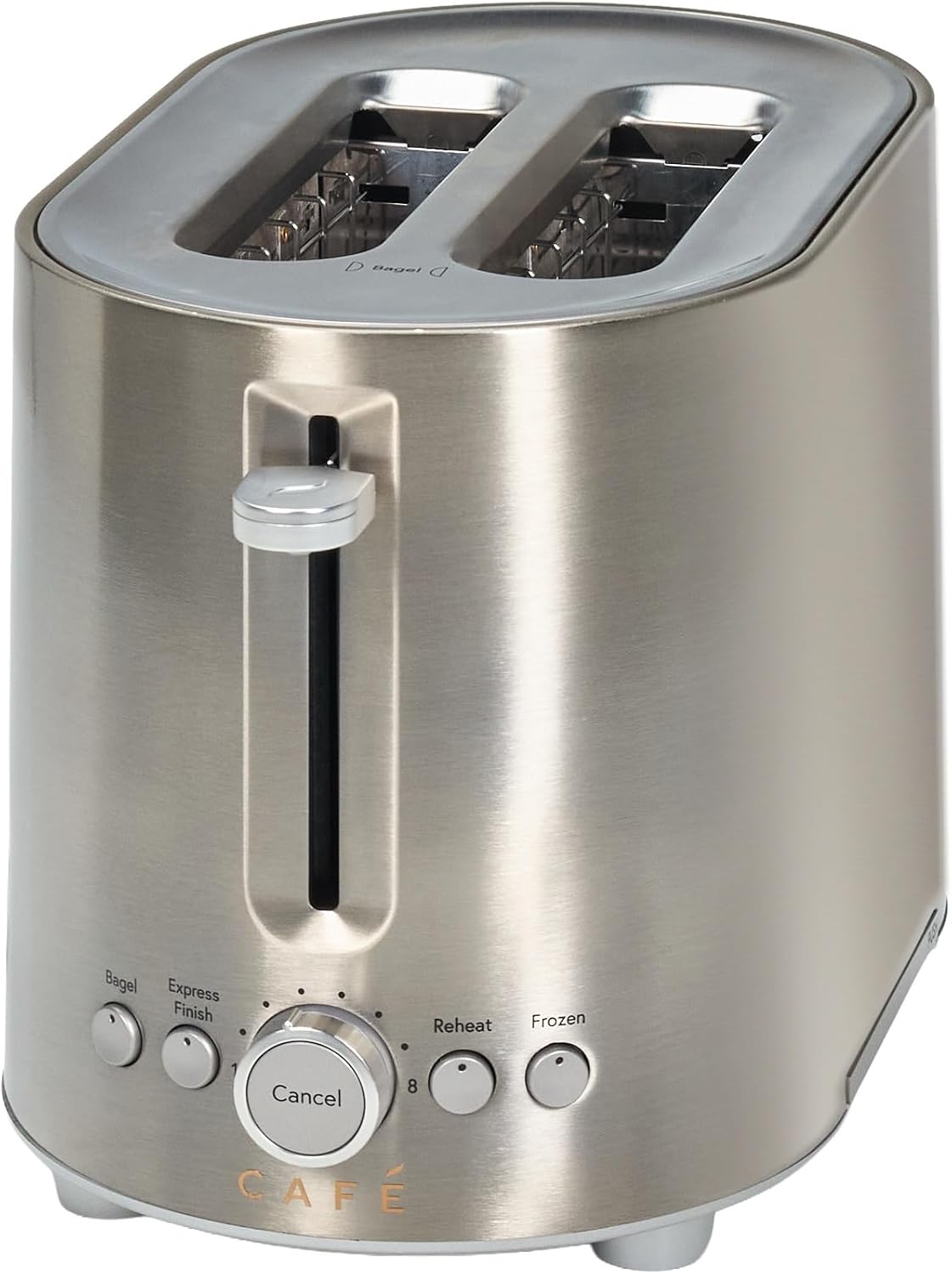 Café Express Finish 2-Slice Toaster with Wide Slots, Bagel Mode