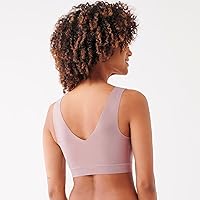 Vista 3 de Sujetador cómodo sin varillas de cobertura completa sin costuras con almohadilla incrustada para mujer