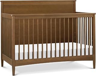 daVinci Frem 4-in-1 Convertible Crib in Walnut - GREENGUARD Gold Certified, Grows to Toddler Bed, Daybed & Full-Size Bed