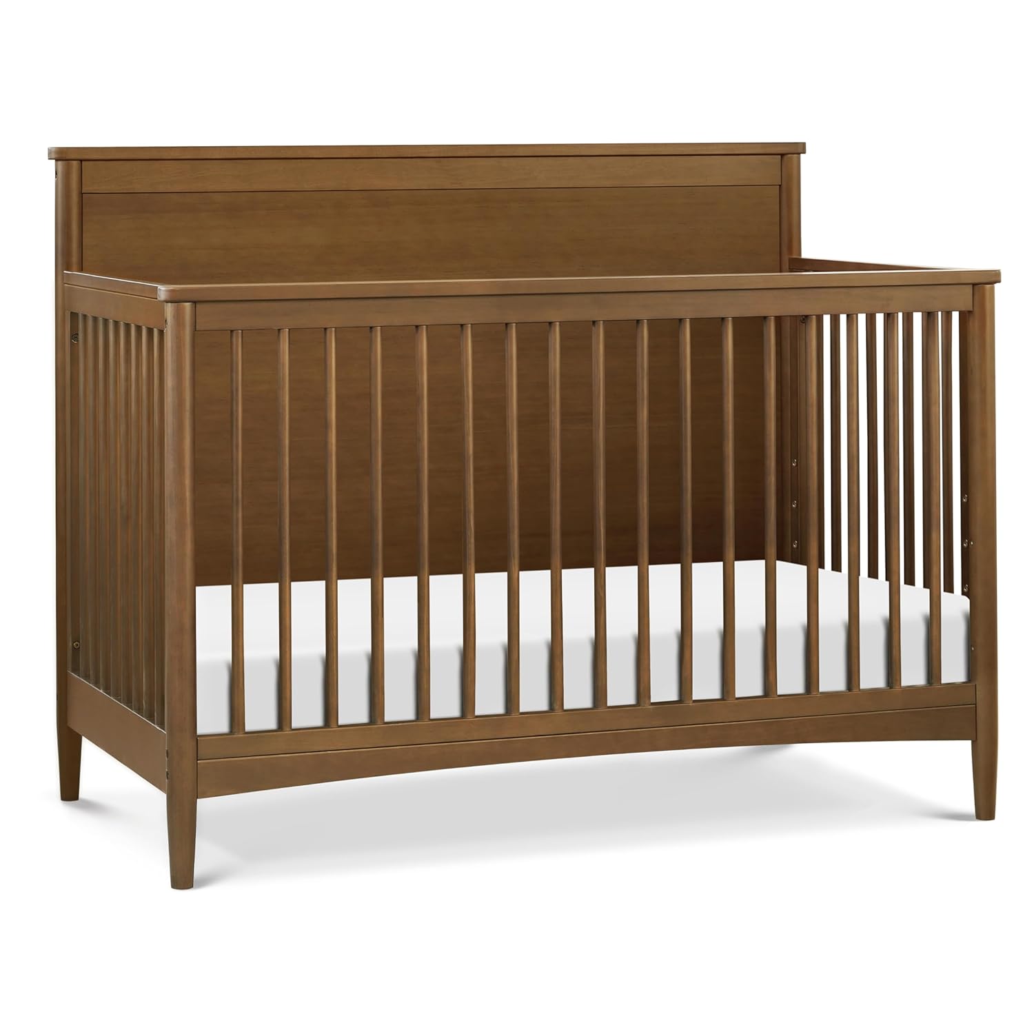 daVinci Frem 4-in-1 Convertible Crib in Walnut - GREENGUARD Gold Certified, Grows to Toddler Bed, Daybed & Full-Size Bed