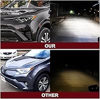 Vista 7 de JSBOYAT Conjunto de faros halógenos de repuesto para faros RAV4 2016 2017 2018, no compatible con modelo LED, lado derecho del pasajero y lado