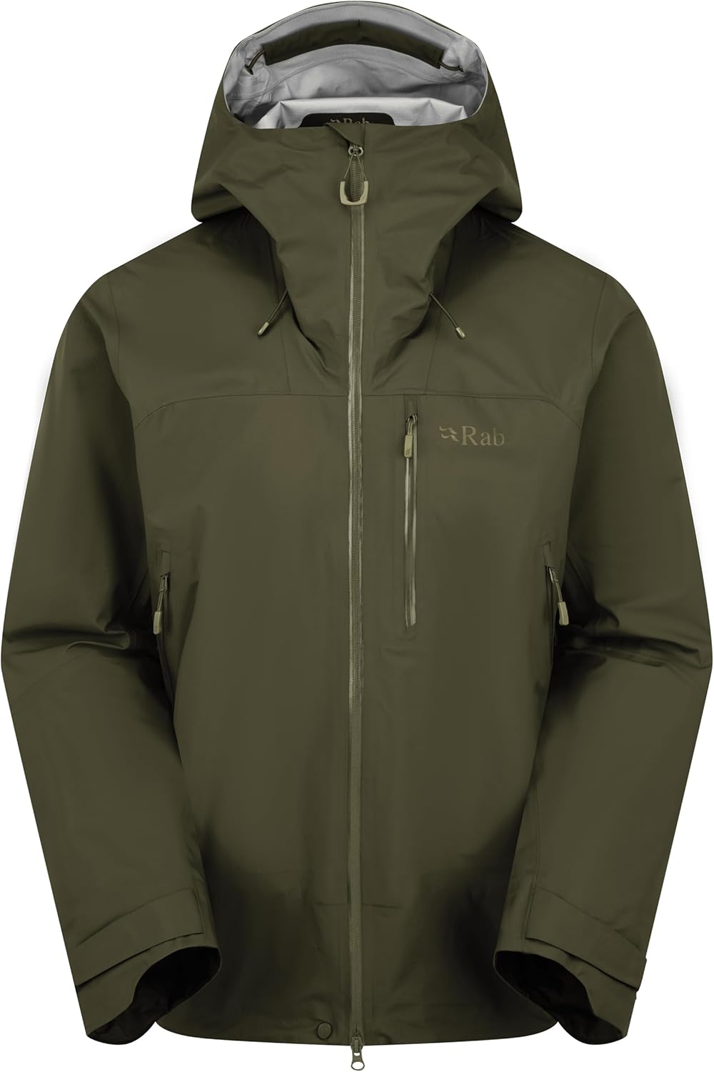 Rab Men's Firewall Mountain Jacket - Lightweight Waterproof Hooded Coat for Climbing & Hiking