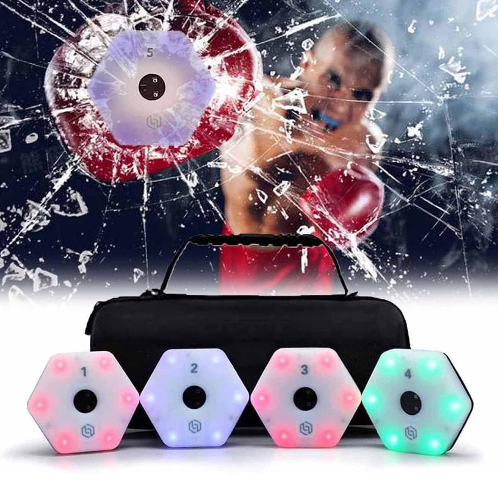Reaction Training Light Pod per migliorare la velocità e l'agilità, luci di allenamento connesse con app intelligenti per calcio, basket, boxe e allenamento riflessivo