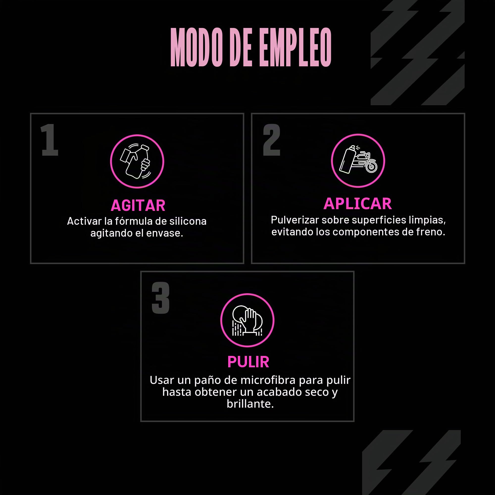 Muc-Off Silicon Shine Abrillantador de Moto de Silicona Líquida, 500 ML - Spray Protector de Moto Abrillantador para un Acabado Luciente - Protege y Ayuda a Prevenir la Adherencia de la Suciedad