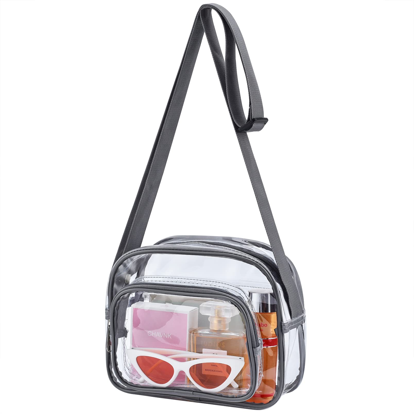 Oraben Clear Bag for Stadium Events Clear Purse Stadium Bag Satchel Handbags for Sports Events Concerts Festivals