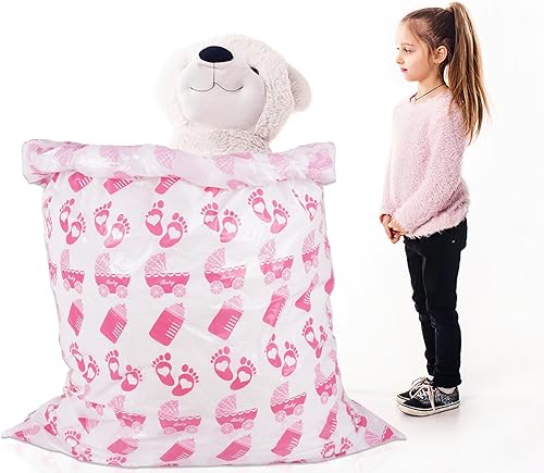 Miniatura 9 de ysmile Bolsa de regalo de plástico extra grande para baby shower, bolsa de regalo Elphant Jumbo 60 pulgadas Bolsa de regalo para niños de gran