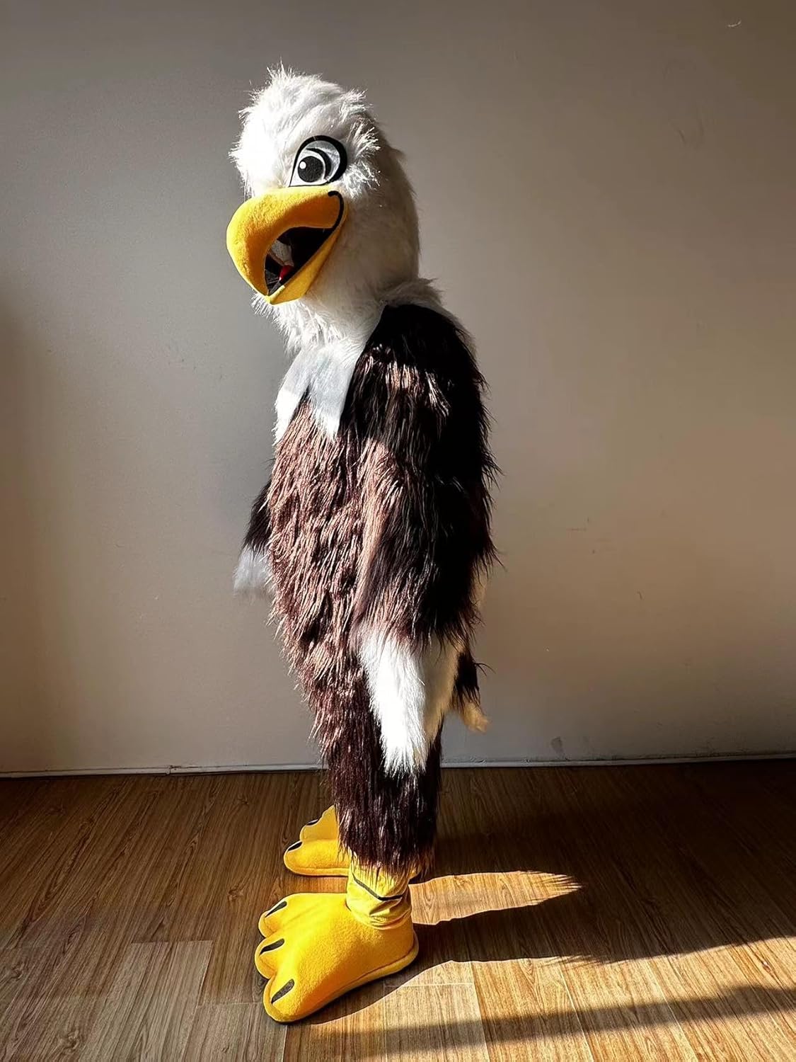 To.beone Eagle Mascot Costume Fire Eagle Character Fancy Dress Cartoon Performance Outfit Adult