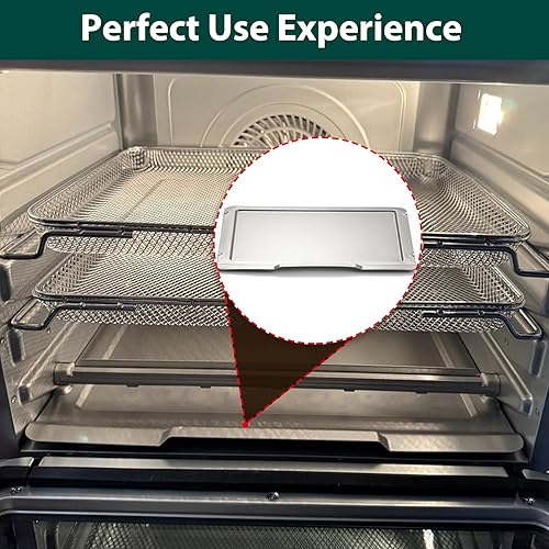 Miniatura 7 de DT201 DT251 - Bandeja de migas de repuesto para horno Ninja Foodi XL, bandeja de migas de horno 304 Ninja DT200 DT202BK DT255CO 10 en 1 XL Pro Air