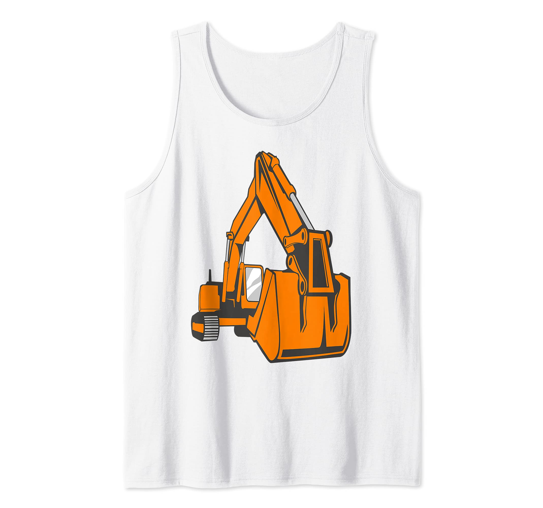 Excavator Construction Tank Top