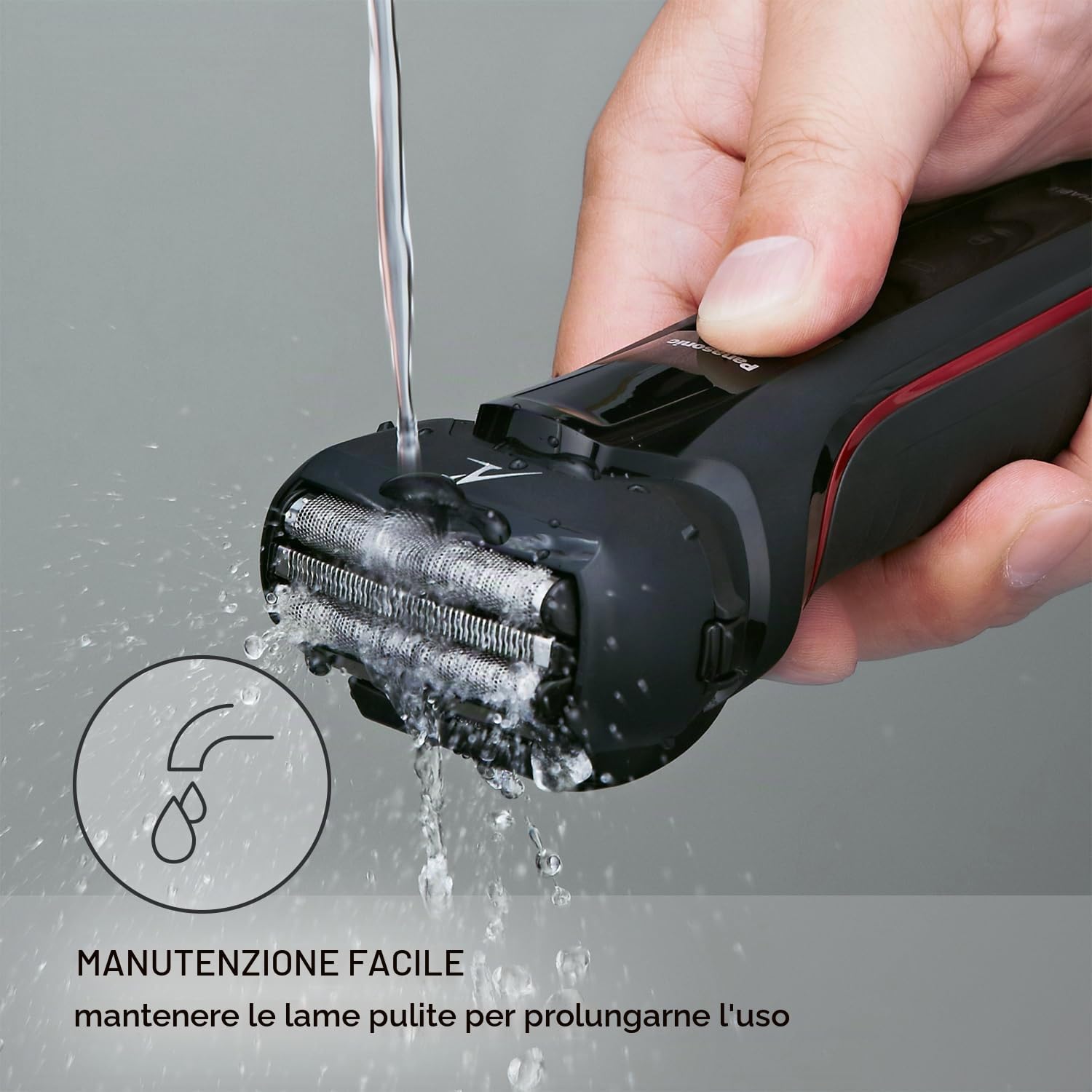 Panasonic WES9013PC rasoio elettrico sostituzione lama interna e lamina esterna set per uomini lame ipoallergeniche per pelli sensibili mantenere il livello di toelettatura