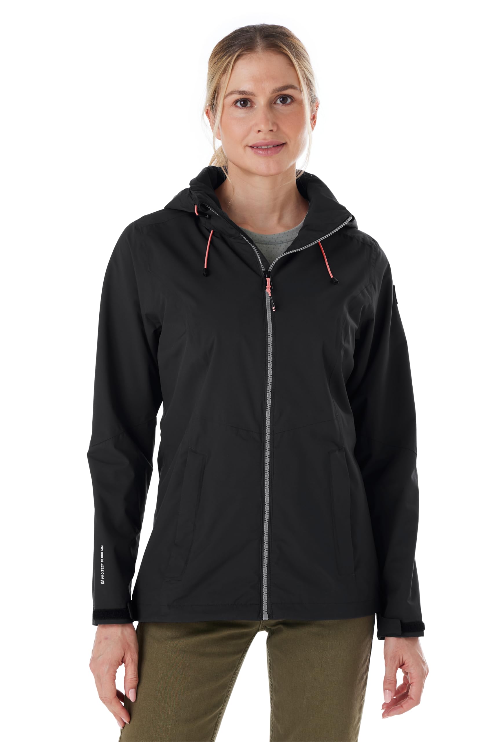 Killtec Damen Damen Regenjacke Ooks 1 Regenjacke/Funktionsjacke wasserdicht mit Kapuze