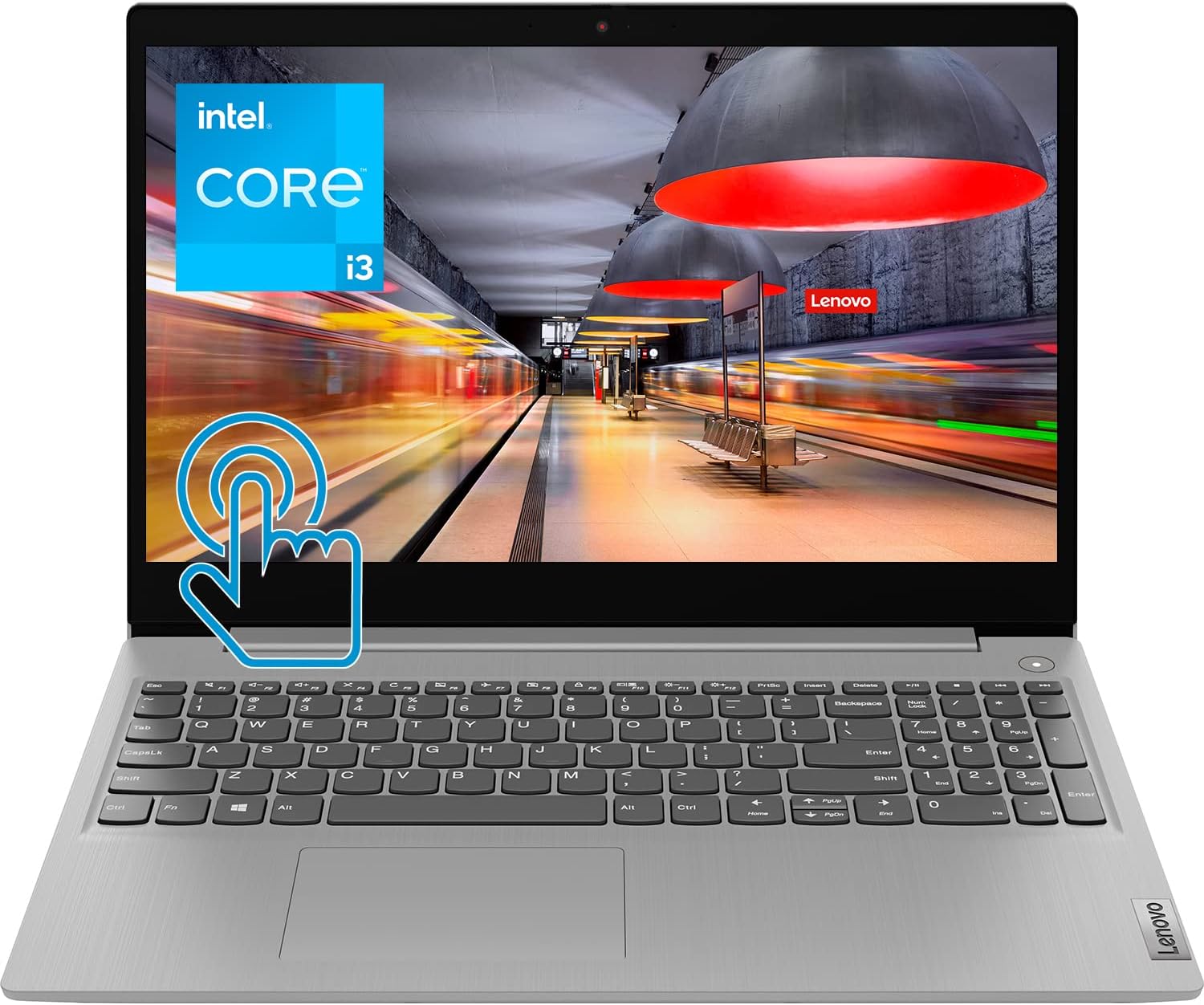 Lenovo IdeaPad Laptop 15.6" HD táctil Core i3 11a gen