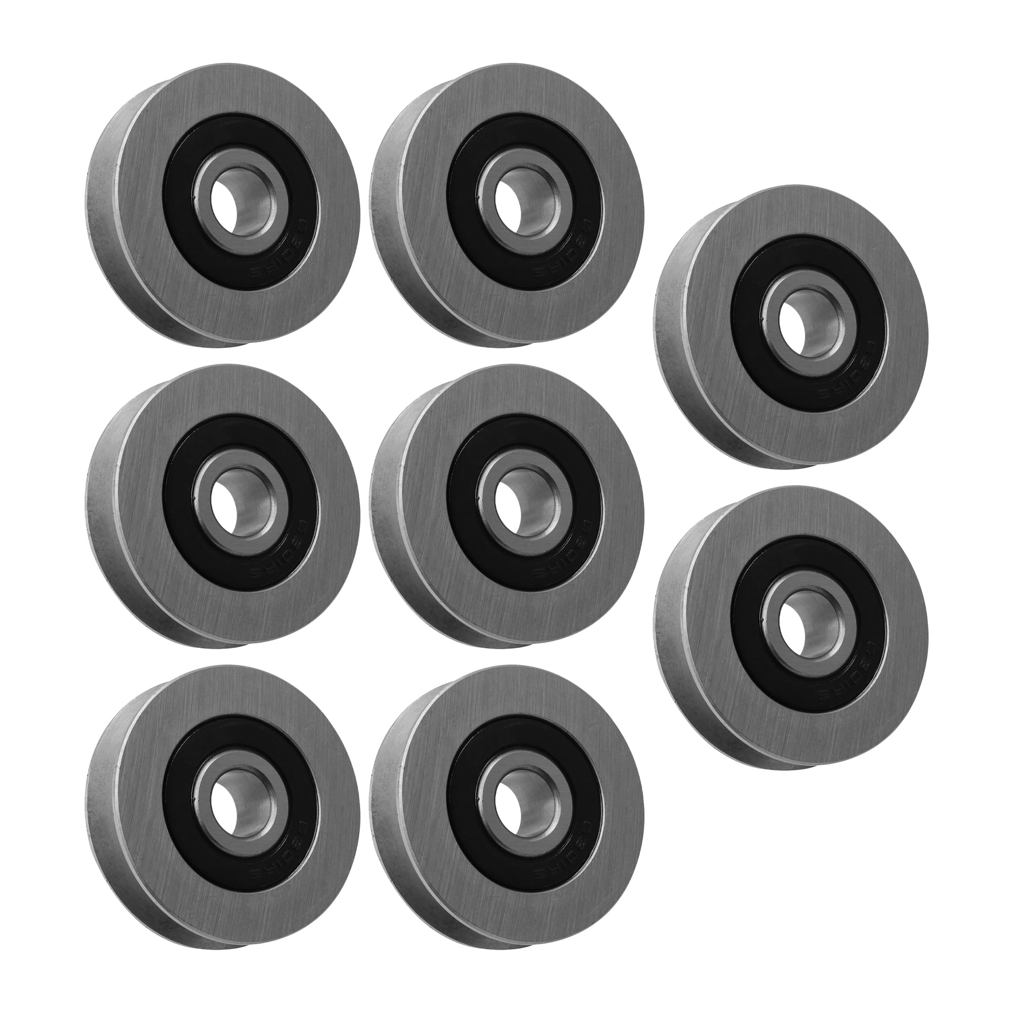 8 poleas de cuerda de alambre para guía de elevación, 12 mm, capacidad de 1100 libras