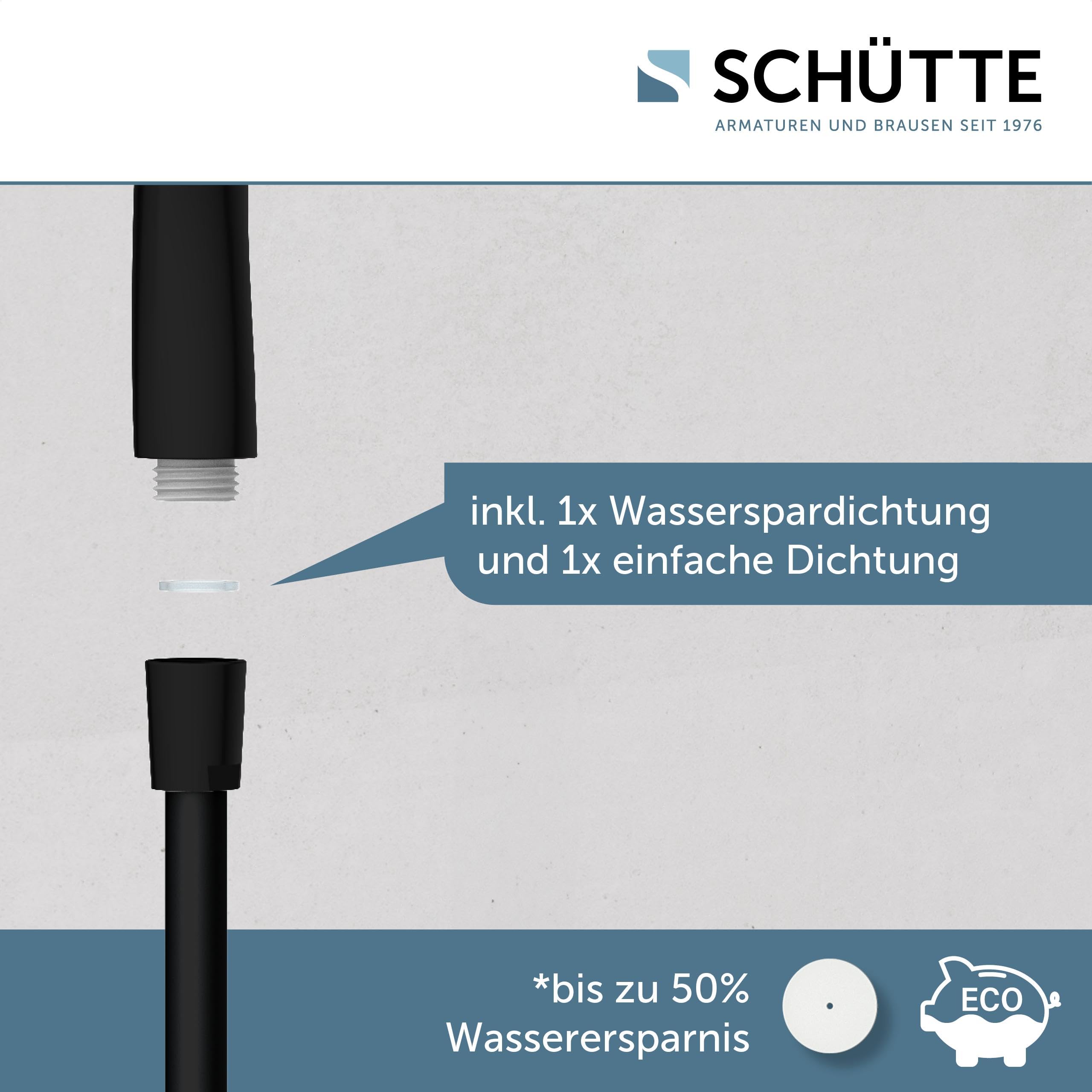 Schütte Capri 64991 Shower Rail and Hand Shower Head with 3-Way