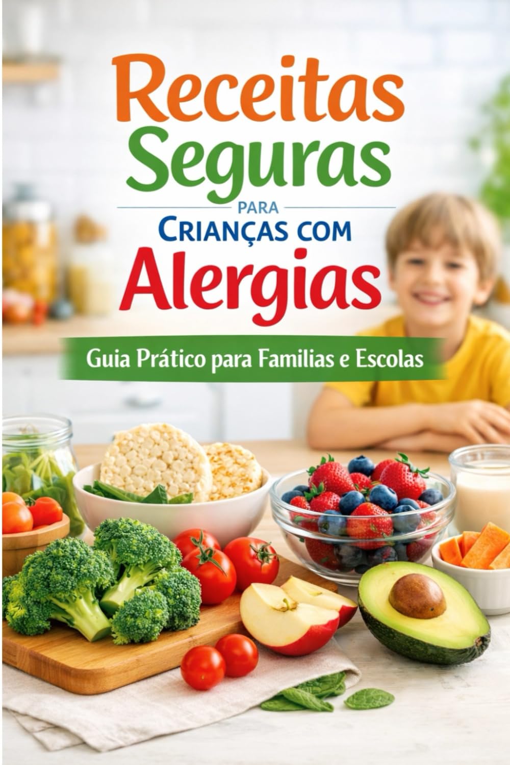 Receitas Seguras para Crianças com Alergias: Guia Prático Sem Glúten, Sem Leite, Sem Ovo e Sem Soja para Famílias e Escolas