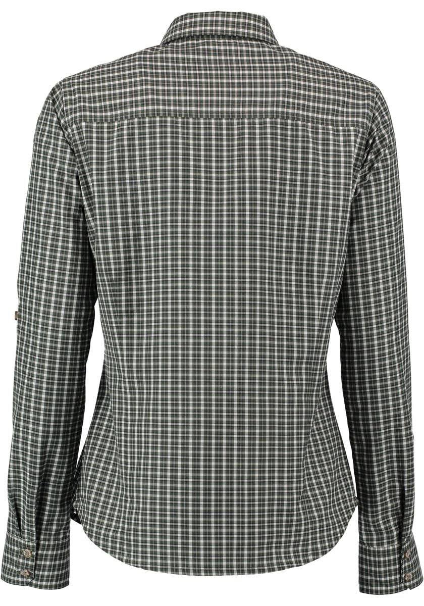TOM COLLINS Damen Bluse Langarm Freizeitbluse mit Liegekragen Twoios