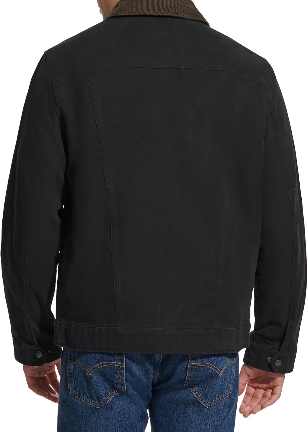 Levi's Men's Workwear Cotton Canvas Corduroy Collar Depot Jacket