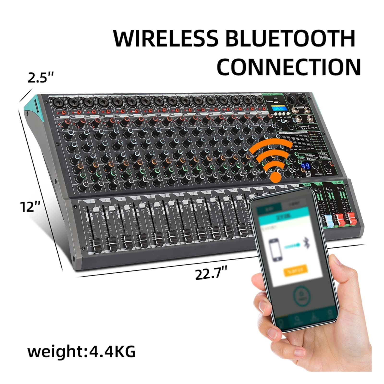 Amazon | オーディオミキサー プロフェッショナル DJ ミキサー