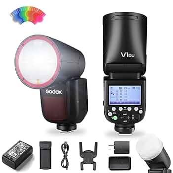 元箱付き GODOX V1-C キヤノン 国内正規代理店] Godox V1-C V1 CANON対応 フラッシュ ストロボ