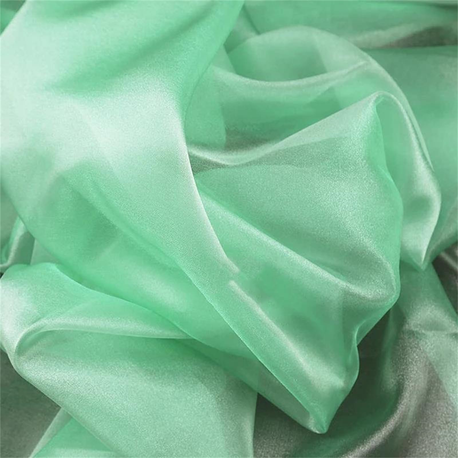 Organza Fabric, Organza Fabric 1.5 Meter Multicolor Multiple Sizes for Sewing(Light En8,M3)