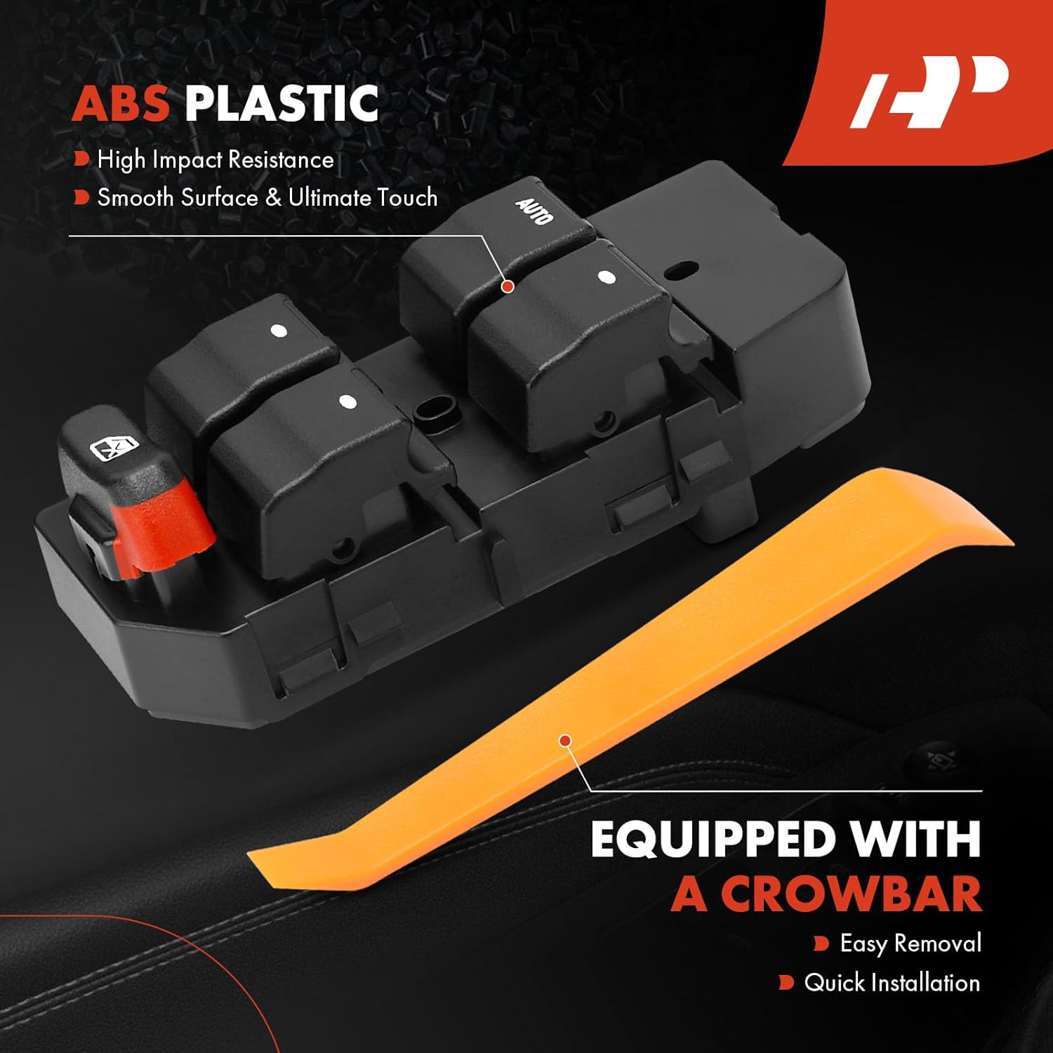 A-Premium Master Power Window Switch Compatible with Chevrolet Impala 2009-2013, Impala Limited 2014-2016 & Buick Lacrosse 2009-2009, Front Left Driver Side