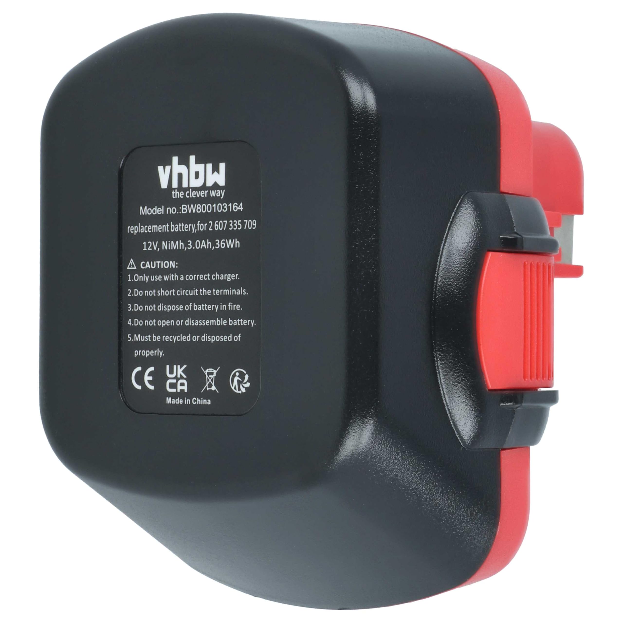 vhbw 3X batería Compatible con Spit HDI 244, HDI 220 Herramienta (3000 mAh, NiMH, 12 V)