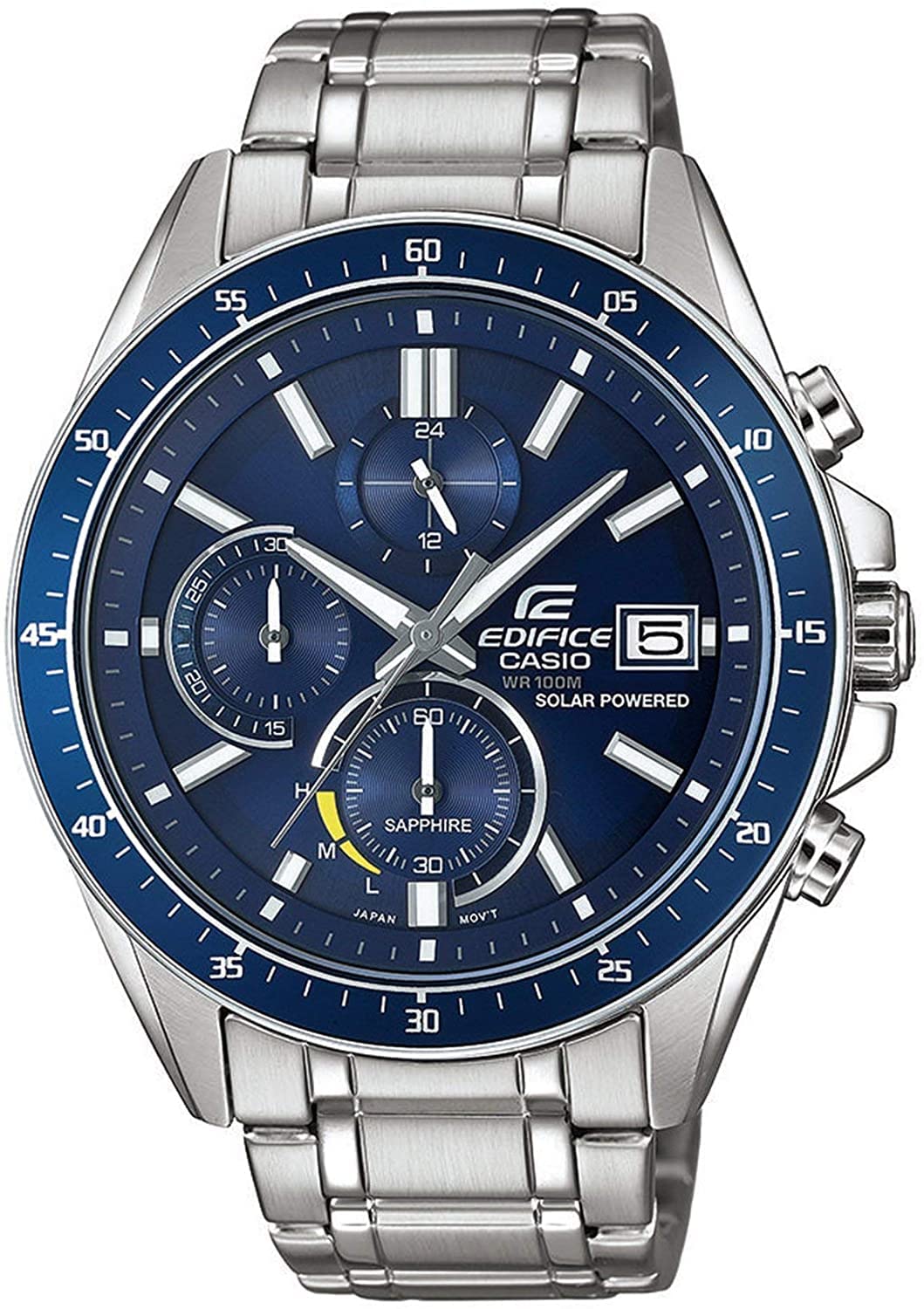 Casio EDIFICE Reloj Cronógrafo para Hombre de Cuarzo con Correa en Acero Inoxidable EFS-S510D-2AVUEF