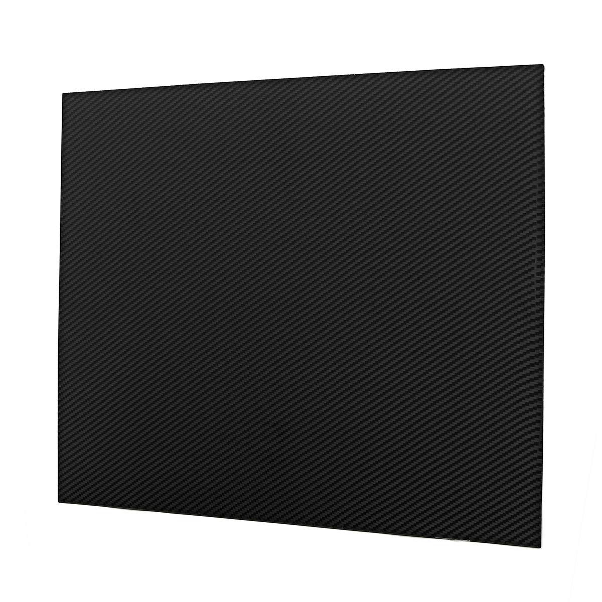 CCChaRLes Pannello In Lamiera Di Fibra Di Carbonio Nero 400X500Mm Pannello In Fibra Di Carbonio Fai-Da-Te Per Veicolo Opaco In Tessuto Twill 3K - 0,5 millimetri
