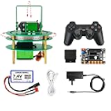 Yahboom 2-DOF Servo Pan-Tilt Kit for DIY Robot, Electric Platform with Metal Servo, Accessories for Camera or Robot Arms Bracket (2DOF Metal servo with Control Board and Handle)